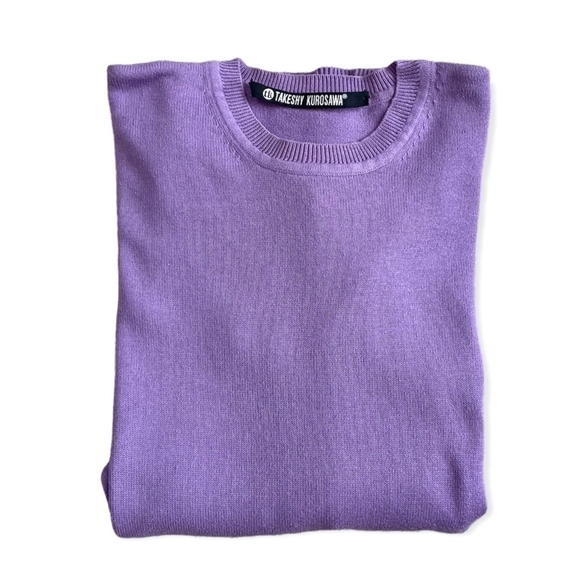 TAKESHY KUROSAVA 100% Cotton Men's Crewneck Sweater Top - Picture 4 of 9